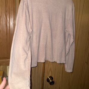 Earth Creations Hemp and Organic Cotton Long Sleeve Top - Soft Pink